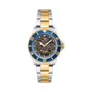 Duxot Atlantica Skeleton Automatic Two Tone Blue #DX-2067-55