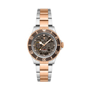 Duxot Atlantica Skeleton Automatic Two Tone Brown #DX-2067-66