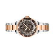 Duxot Atlantica Skeleton Automatic Two Tone Brown #DX-2067-66