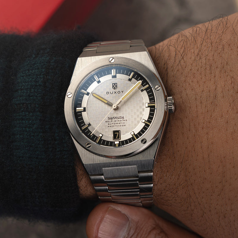 Duxot Bastia Self Winding Automatic with Silver Dial #DX-2068-22