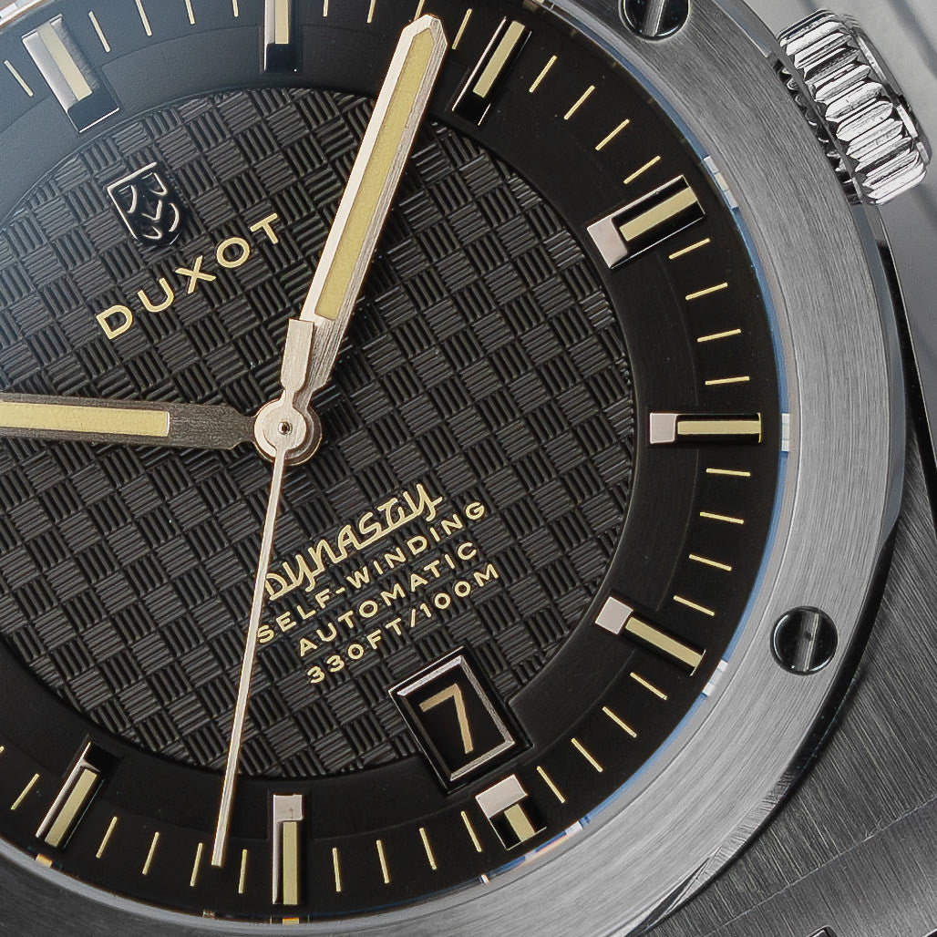 Duxot Bastia Self Winding Automatic with Black Dial #DX-2068-33
