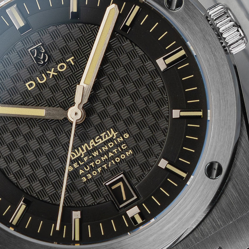 Duxot Bastia Self Winding Automatic with Black Dial #DX-2068-33