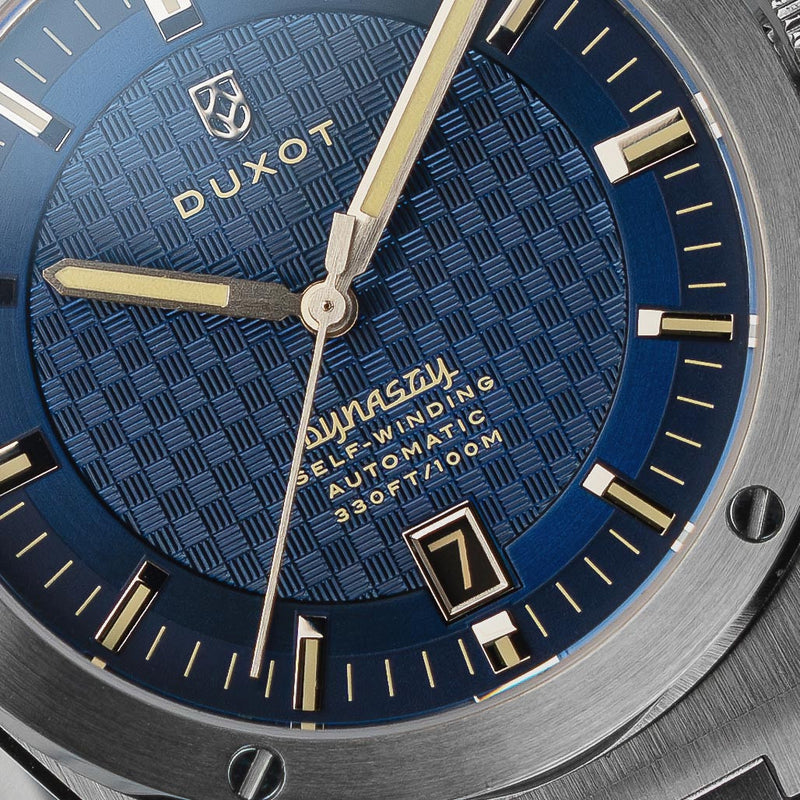 Duxot Bastia Self Winding Automatic with Blue Dial #DX-2068-44