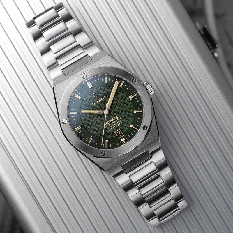 Duxot Bastia Self Winding Automatic with Green Dial #DX-2068-55