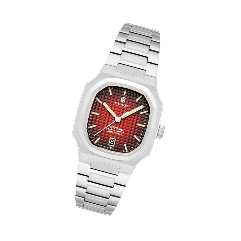 Duxot Colmar Automatic with Burgundy Dial #DX-2069-11