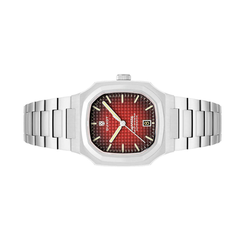 Duxot Colmar Automatic with Burgundy Dial #DX-2069-11