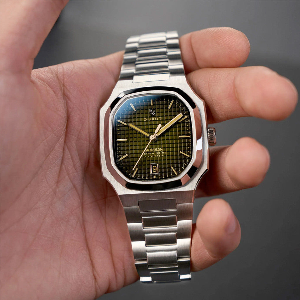 Duxot Colmar Automatic with Myrtle Green Dial #DX-2069-22 — Long