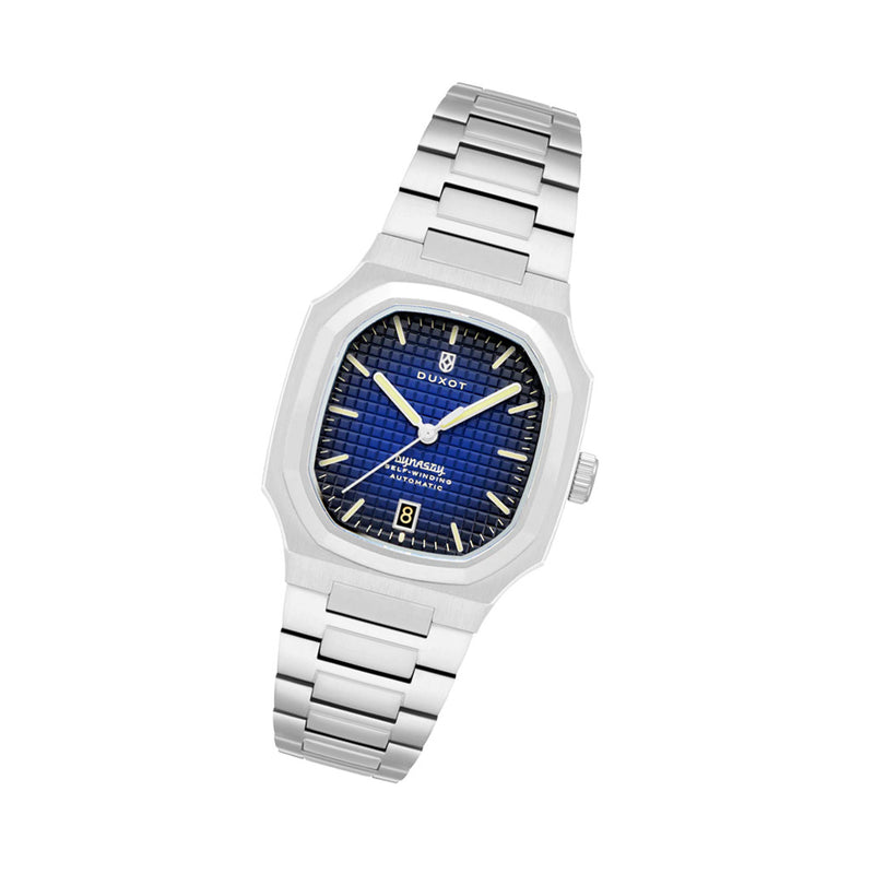 Duxot Colmar Automatic with Rare Blue Dial #DX-2069-33