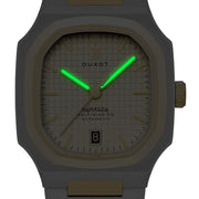 Duxot Colmar Automatic Two-Tone with Golden Dial #DX-2069-44