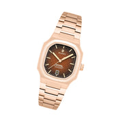 Duxot Colmar Automatic Rose Gold with Copper Brown Dial #DX-2069-55