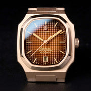 Duxot Colmar Automatic Rose Gold with Copper Brown Dial #DX-2069-55