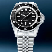 Duxot x Islander Mechaquartz Atlantica Dive Watch with Black Dial #DX-2070-LIW11