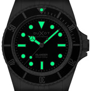 Duxot x Islander Mechaquartz Atlantica Dive Watch with Black Dial #DX-2070-LIW11