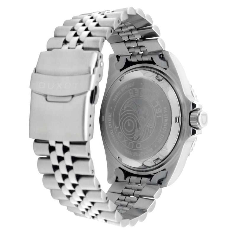 Duxot x Islander Mechaquartz Atlantica Dive Watch with Black Dial #DX-2070-LIW11