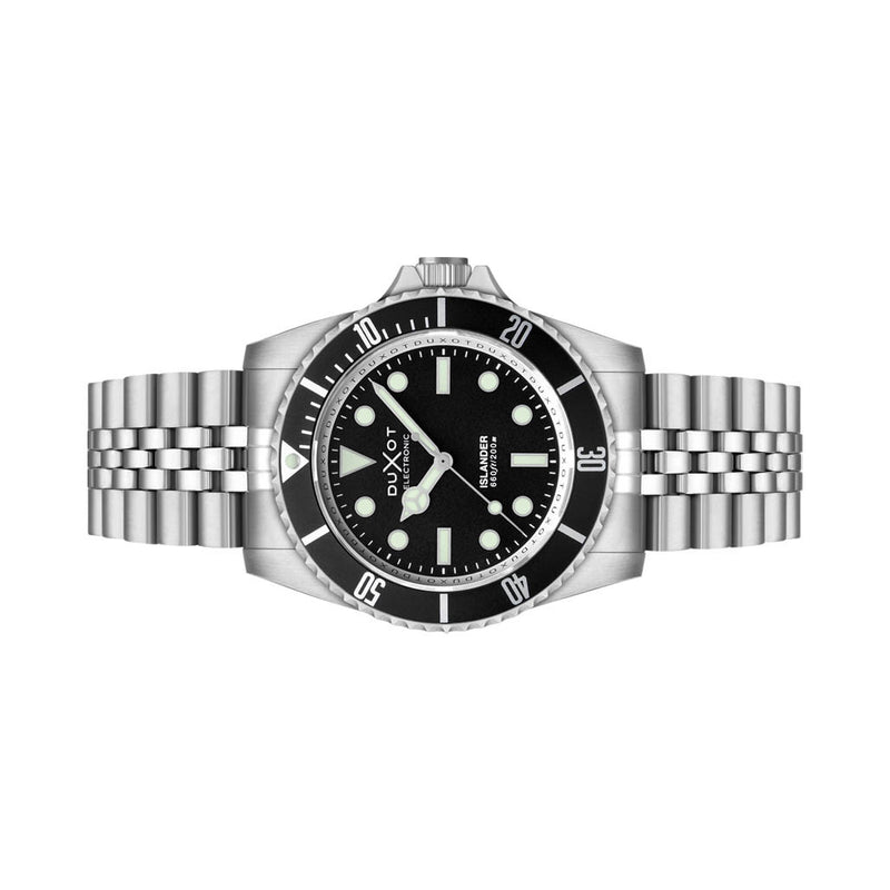 Duxot x Islander Mechaquartz Atlantica Dive Watch with Black Dial #DX-2070-LIW11