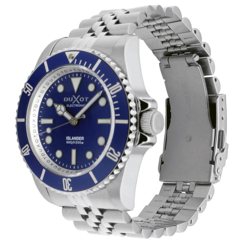 Duxot x Islander Mechaquartz Atlantica Dive Watch with Blue Dial #DX-2070-LIW22
