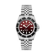 Duxot x Islander Mechaquartz Atlantica Dive Watch with Degrading Red Dial #DX-2070-LIW33