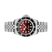 Duxot x Islander Mechaquartz Atlantica Dive Watch with Degrading Red Dial #DX-2070-LIW33