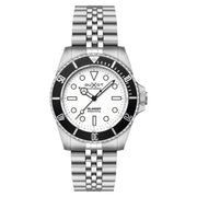 Duxot x Islander Mechaquartz Atlantica Dive Watch with White Dial #DX-2070-LIW44