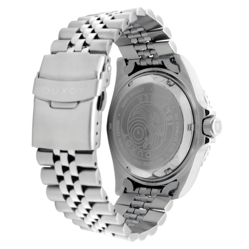 Duxot x Islander Mechaquartz Atlantica Dive Watch with White Dial #DX-2070-LIW44