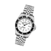 Duxot x Islander Mechaquartz Atlantica Dive Watch with White Dial #DX-2070-LIW44