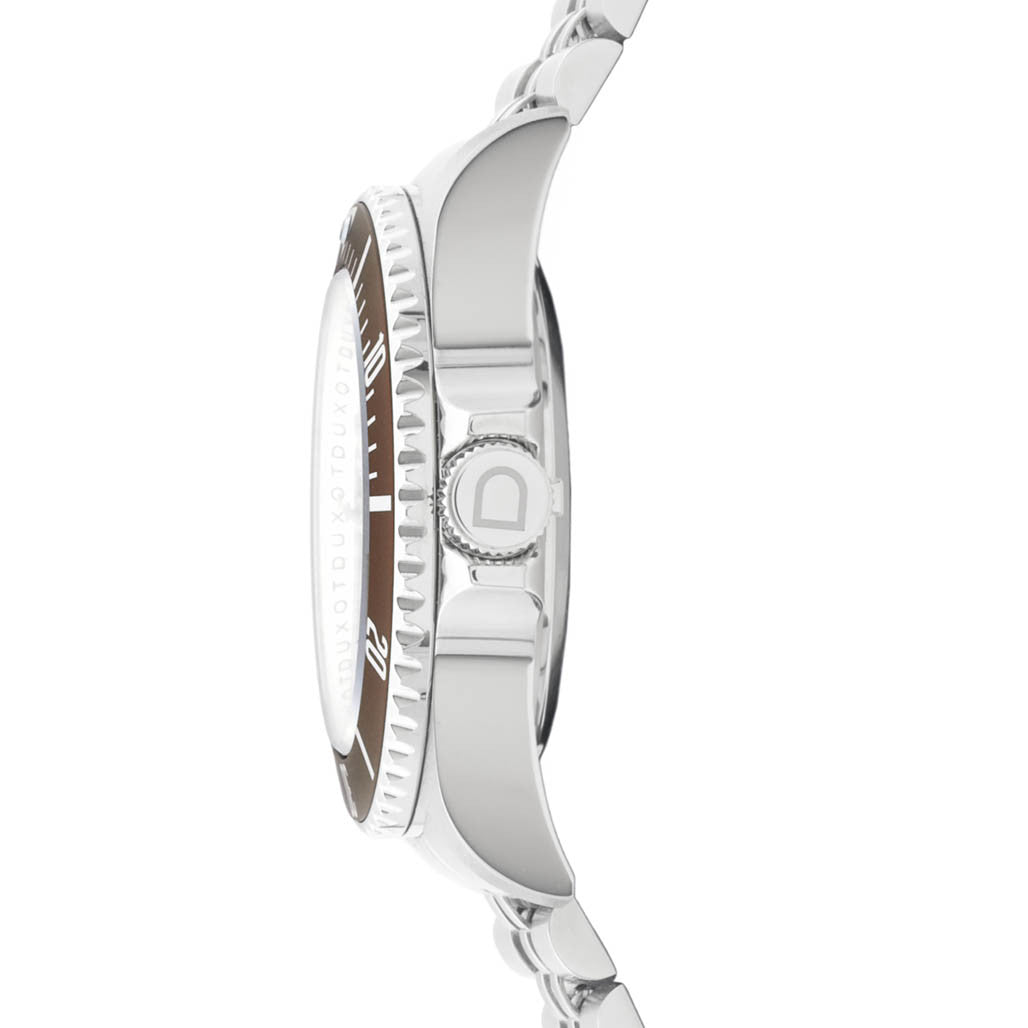Duxot x Islander Atlantica Electronic Dive Watch with Brown Dial