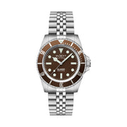 Duxot x Islander Mechaquartz Atlantica Dive Watch with Brown Dial #DX-2070-LIW55
