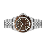 Duxot x Islander Mechaquartz Atlantica Dive Watch with Brown Dial #DX-2070-LIW55