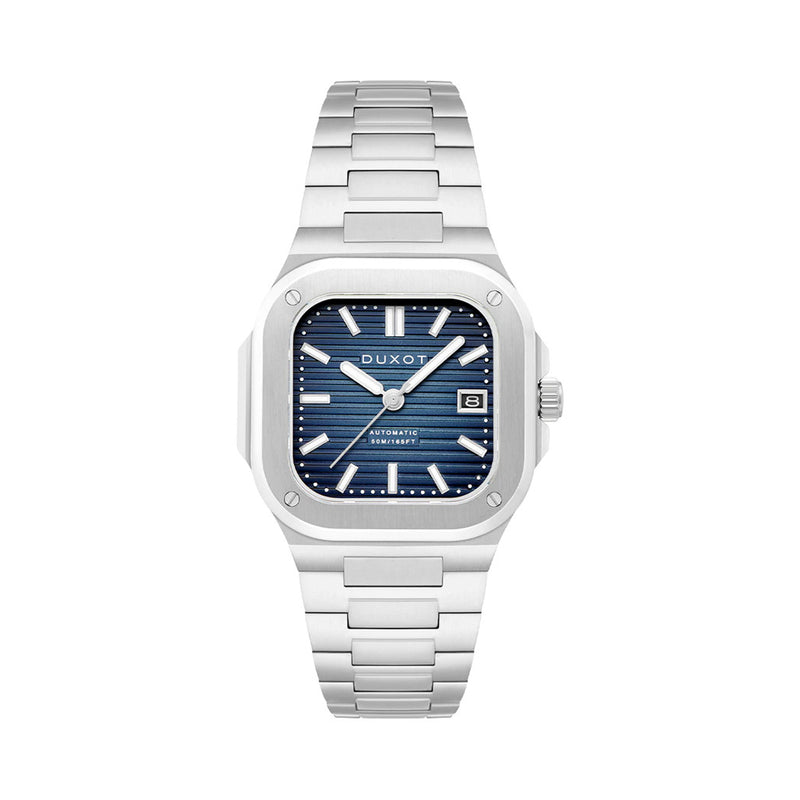 Duxot Quadrata Automatic in Steel Blue #DX-2073-11