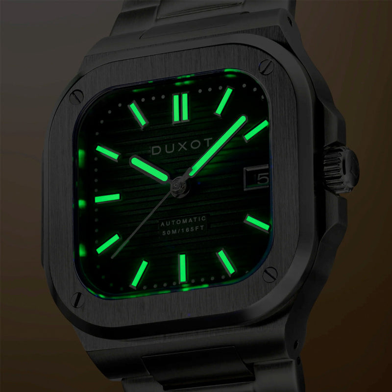 Duxot Quadrata Automatic in Steel Blue #DX-2073-11