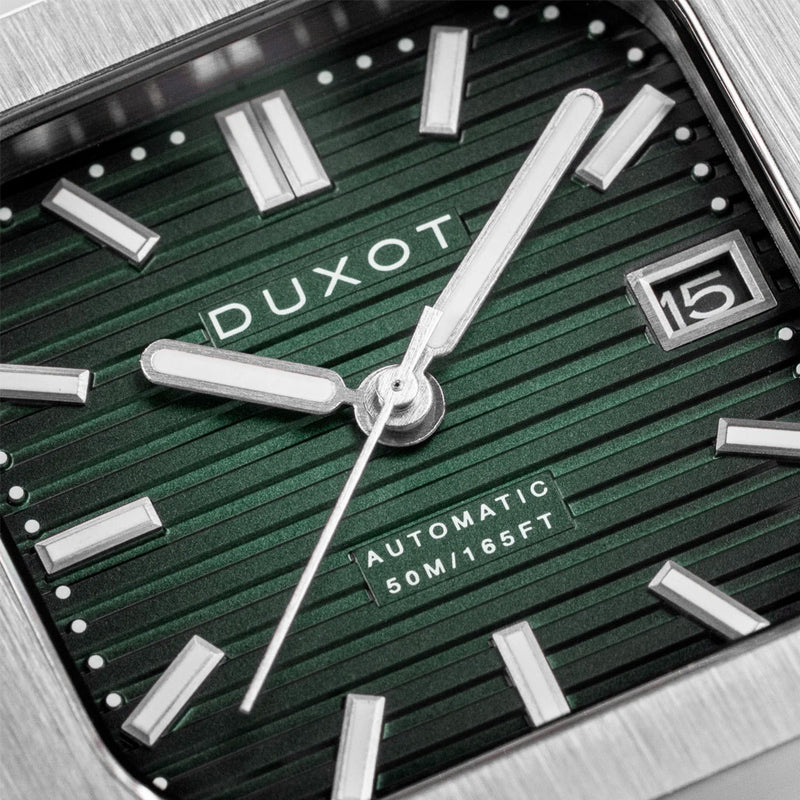 Duxot Quadrata Automatic in Sage Green #DX-2073-22