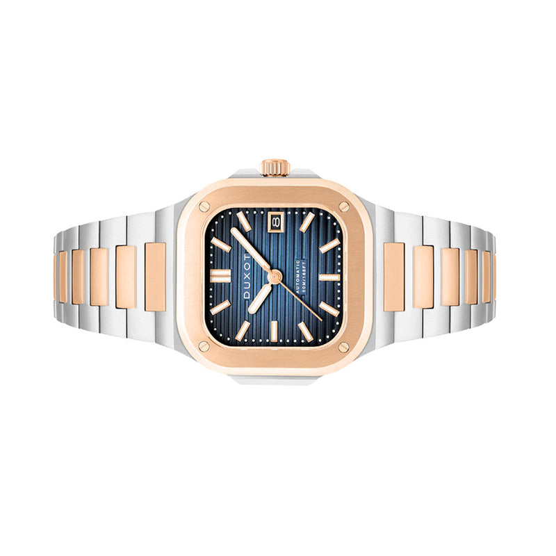Duxot Quadrata Automatic in Capri Blue #DX-2073-44