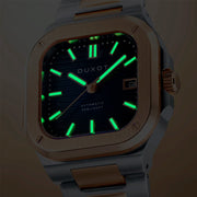 Duxot Quadrata Automatic in Capri Blue #DX-2073-44