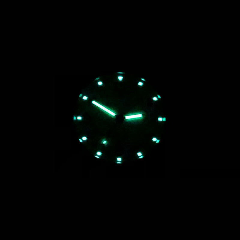 Bertucci DX3 Field Resin Watch, Olive Green Nylon Strap, White Dial - 11049 lume