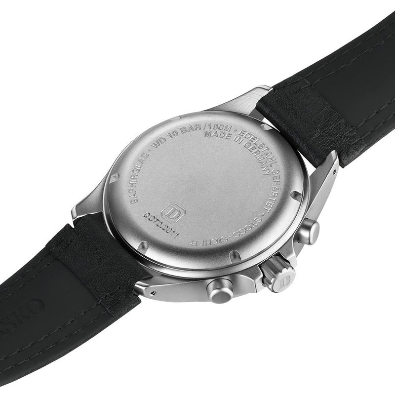 Damasko 41mm Chronograph with a Unique 60-Minute Stopwatch Function DC70 Caseback