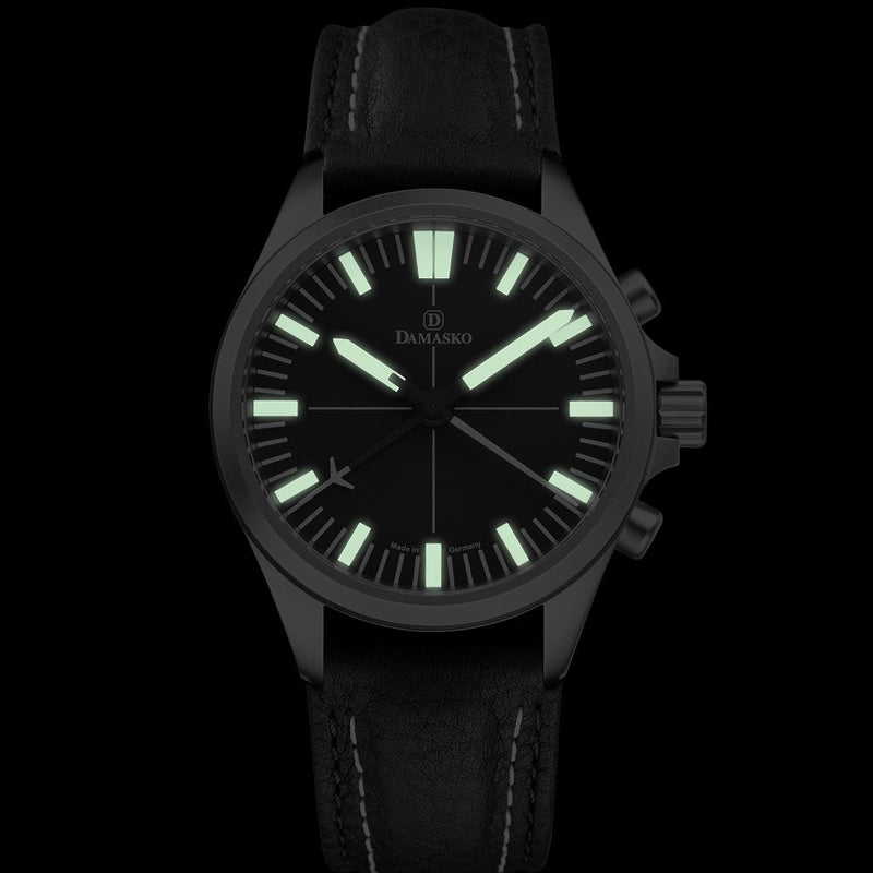 Damasko 41mm Chronograph with a Unique 60-Minute Stopwatch Function DC70 Lume
