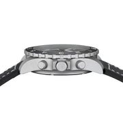 Damasko 42mm Chronograph with Stopwatch and 12-hour Totalizer with Green Accents #DC86/2-Gn crown