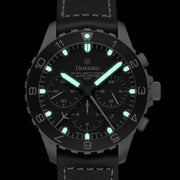 Damasko 42mm Chronograph with Stopwatch, and 12-hour Totalizer #DC86/2 lume