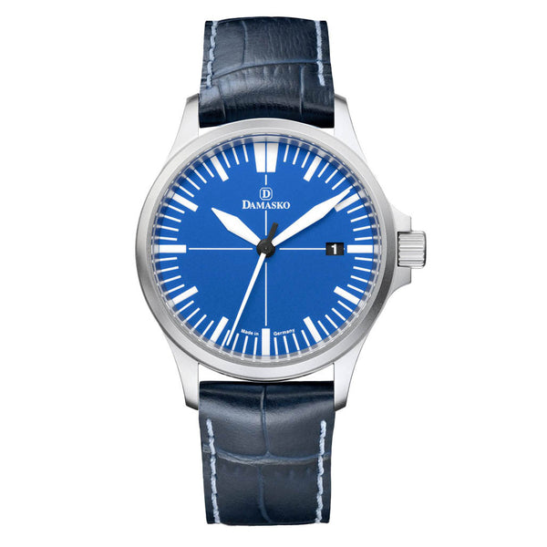 Damasko Swiss Automatic Watch with a 39mm Bead-Blasted Submarine Steel Case #DK32-Ocean