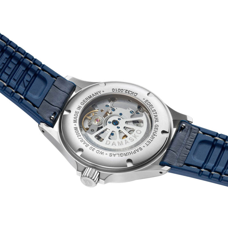 Damasko Swiss Automatic Watch with a 39mm Bead-Blasted Submarine Steel Case #DK32-Ocean