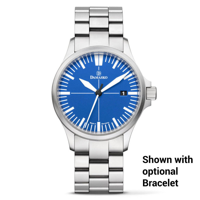 Damasko Swiss Automatic Watch with a 39mm Bead-Blasted Submarine Steel Case #DK32-Ocean