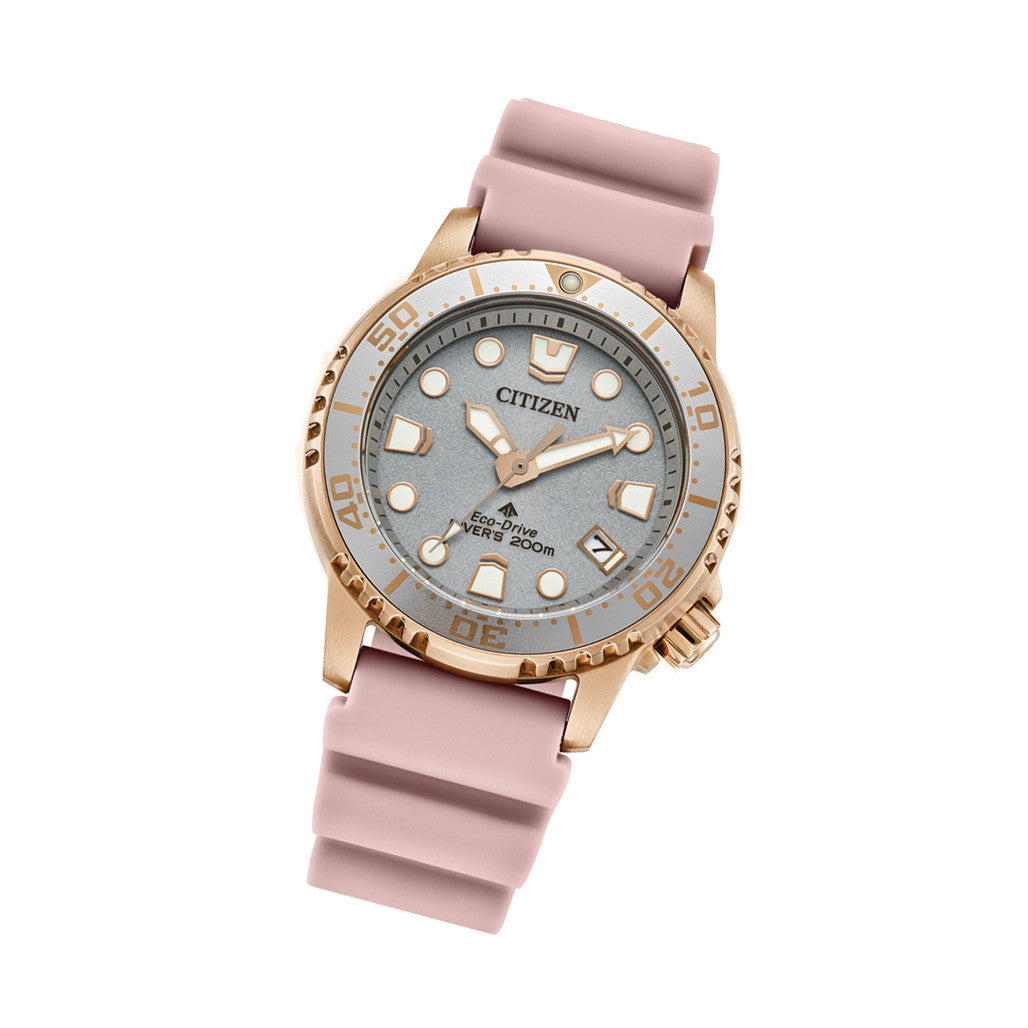 Citizen Promaster 36.5mm Solar Dive Watch with Silver Dial #EO2023