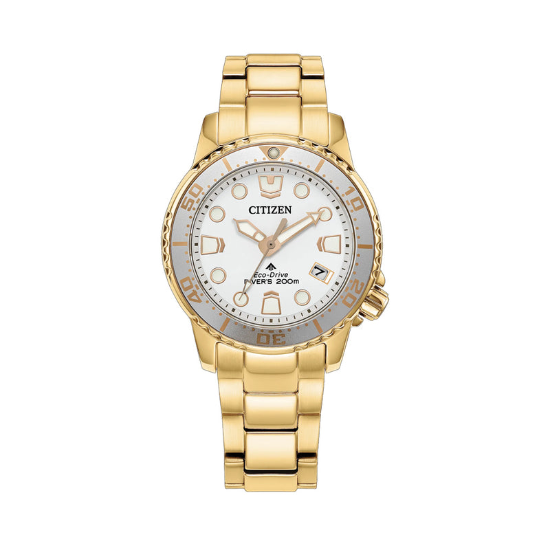 Citizen Eco-Drive 36.5mm Promaster Dive Watch in Yellow Gold #EO2029-54A