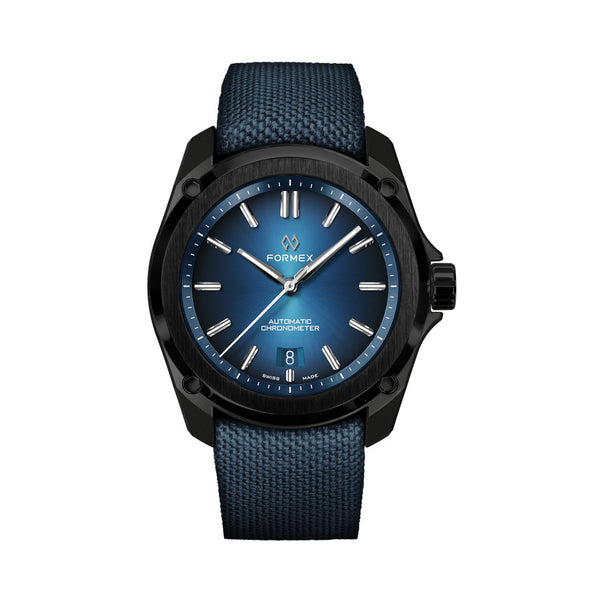 Formex Essence Leggera FortyOne (41mm) COSC Automatic Carbon Case Watch with Electric Blue Dial #0331.4.6339.844