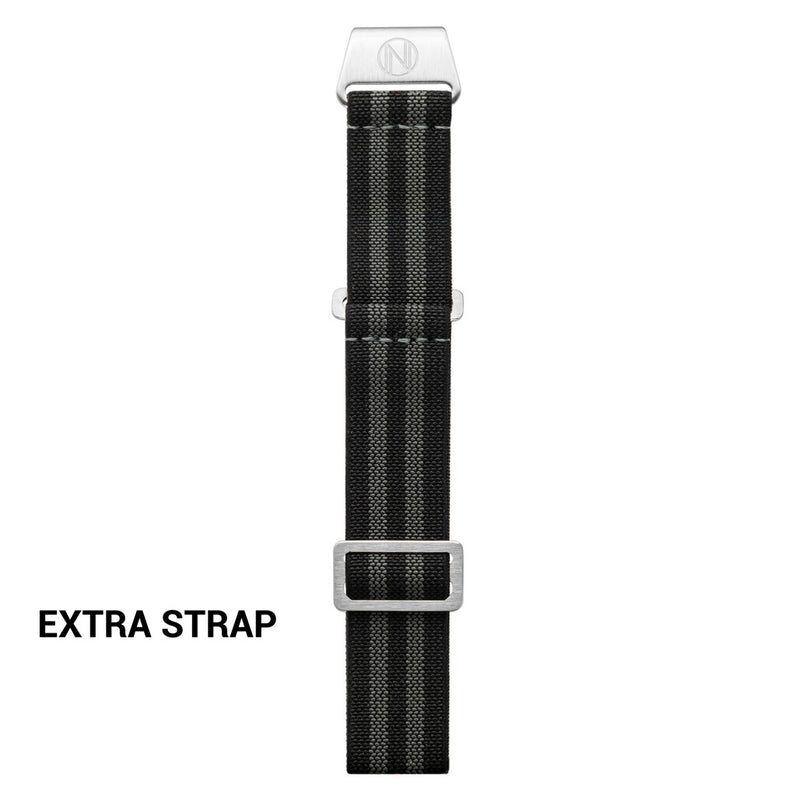 Spinnaker x Islander Croft Limited Edition Hi-Beat Watch with Sand White Dial #SP-5094-LIW33 strap