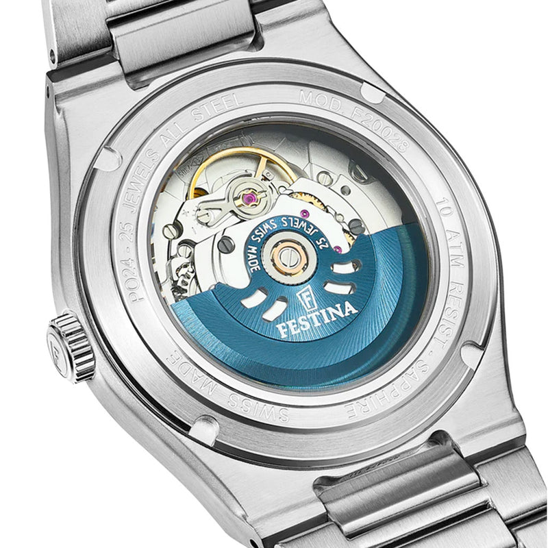 Festina Swiss Made Automatic With Green Dial #F20028-3