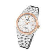 Festina Swiss Made Rose Gold Automatic With Silver Dial #F20030-1