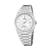 Festina Swiss Made Stainless Steel Retro Quartz with White Dial #F20034-1