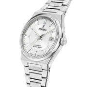 Festina Swiss Made Stainless Steel Retro Quartz with White Dial #F20034-1