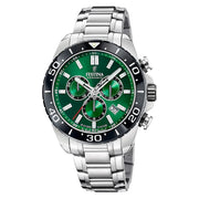 Festina Swiss Made Chronograph With Green Dial #F20042-3